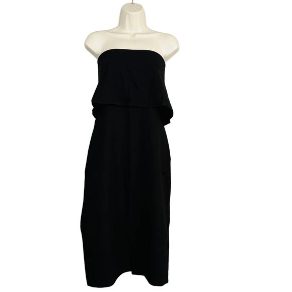 NEW! Likely Driggs Cocktail Dress Strapless Ruffle Top Midi Sheath - 12 - Picture 1 of 8